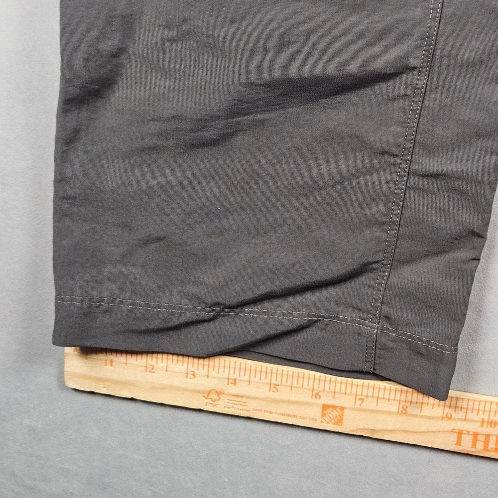 The North Face Paramount Pro Convertible Pants Mens XL Gray Hiking Zip Off Trail